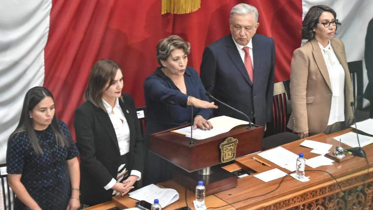 delfina gomez rinde protesta DANIEL CAMACHO